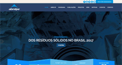 Desktop Screenshot of abrelpe.org.br